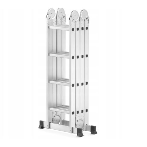 4x4 scharnierende aluminium ladder met platform